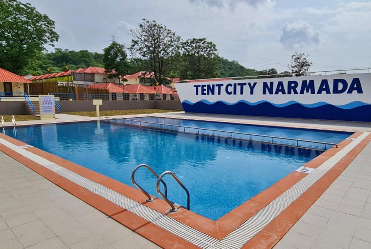 Praveg Tent City Narmada, Statue Of Unity Kevadia Eksteriør billede