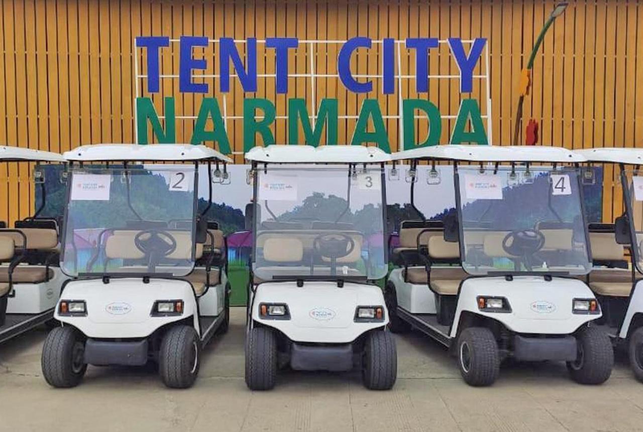 Praveg Tent City Narmada, Statue Of Unity Kevadia Eksteriør billede