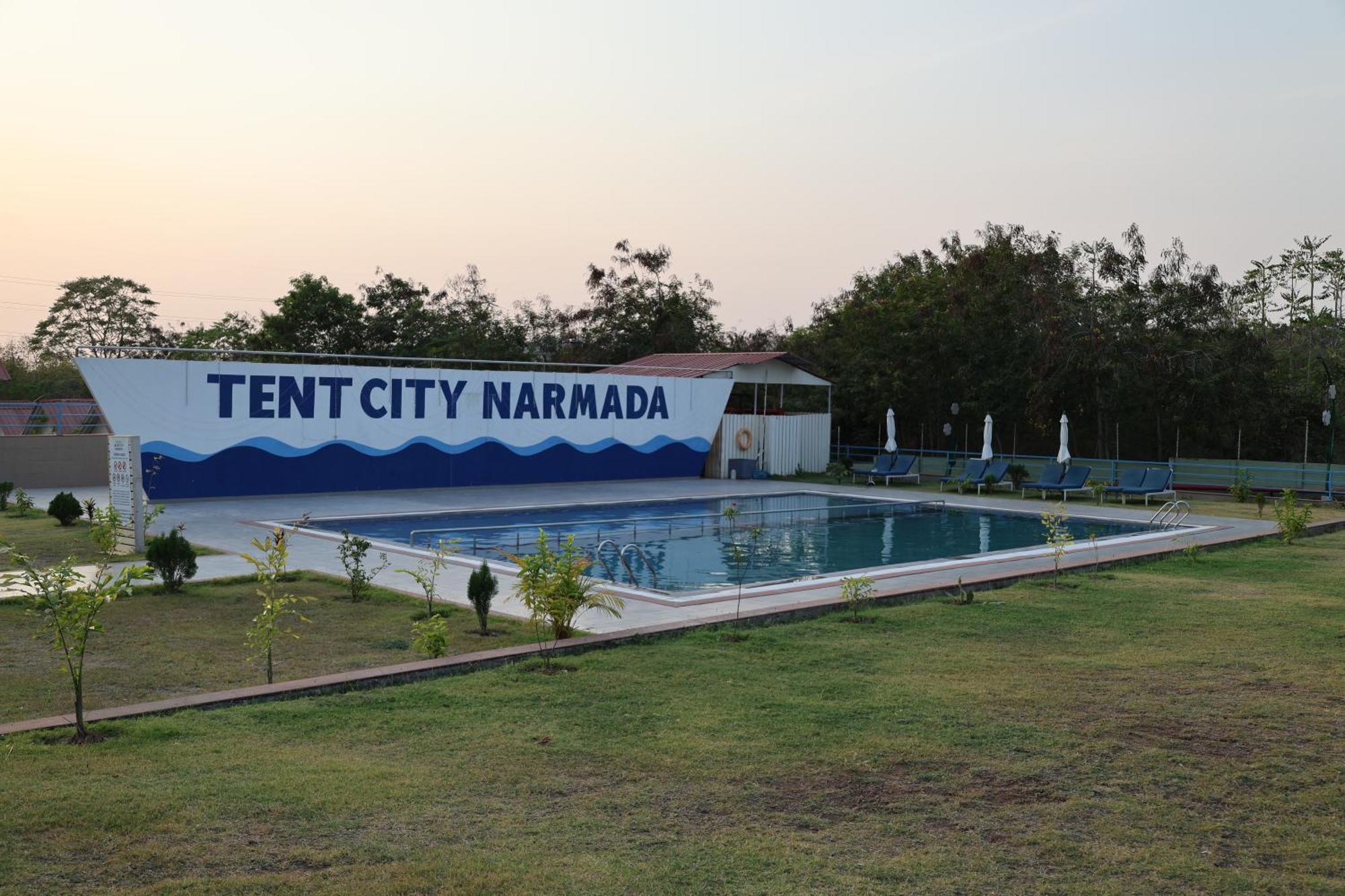 Praveg Tent City Narmada, Statue Of Unity Kevadia Eksteriør billede